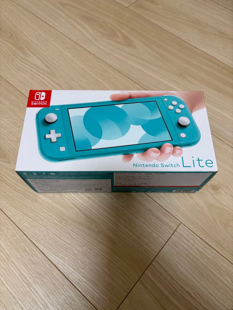 【良品】Nintendo Switch Lite ターコイズ 箱・アダプター付