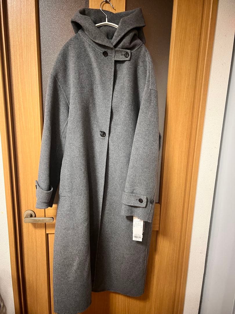 23区今季新品MANTECOPureリバー フード ロングコート未使用