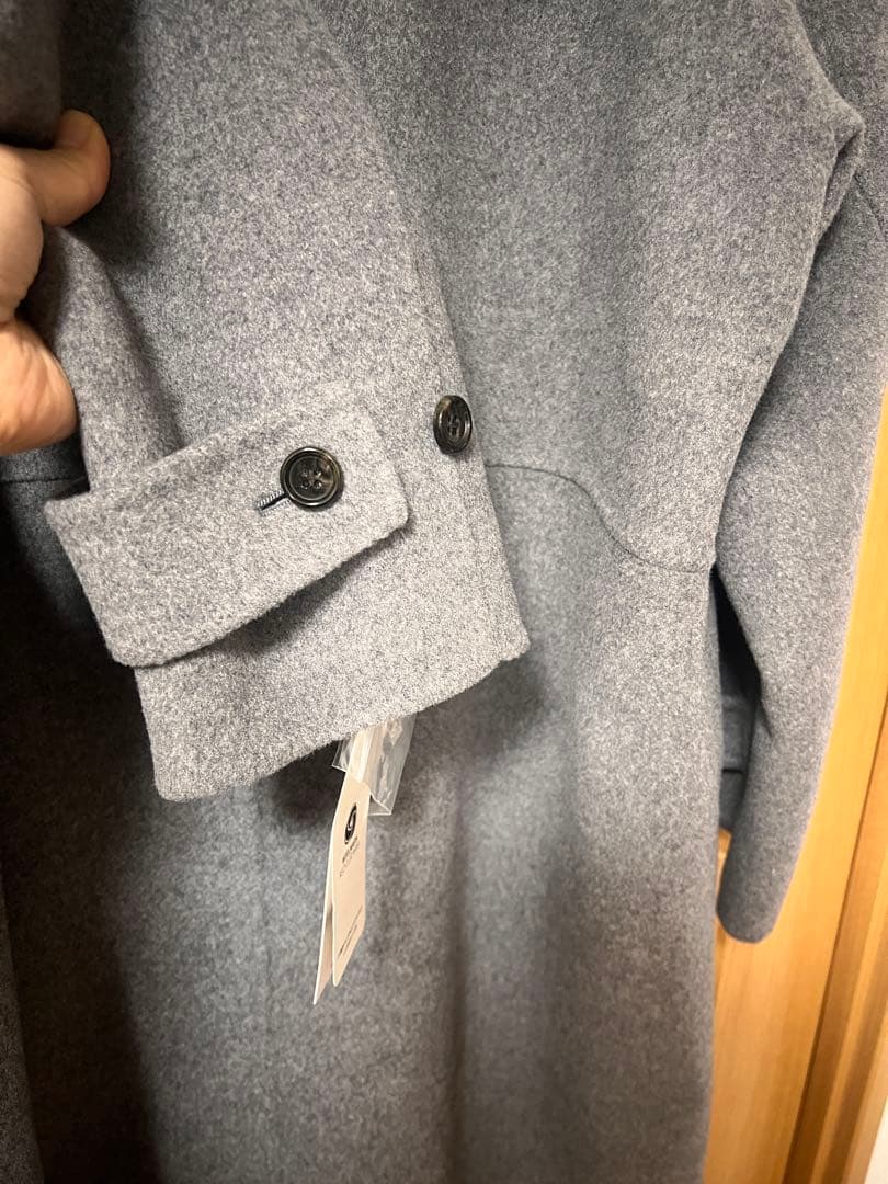 23区今季新品MANTECOPureリバー フード ロングコート未使用