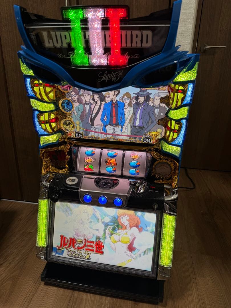 い*み様 ルパン三世　イタリアの夢　パチスロ実機 Aスロット購入 家庭用電源 音