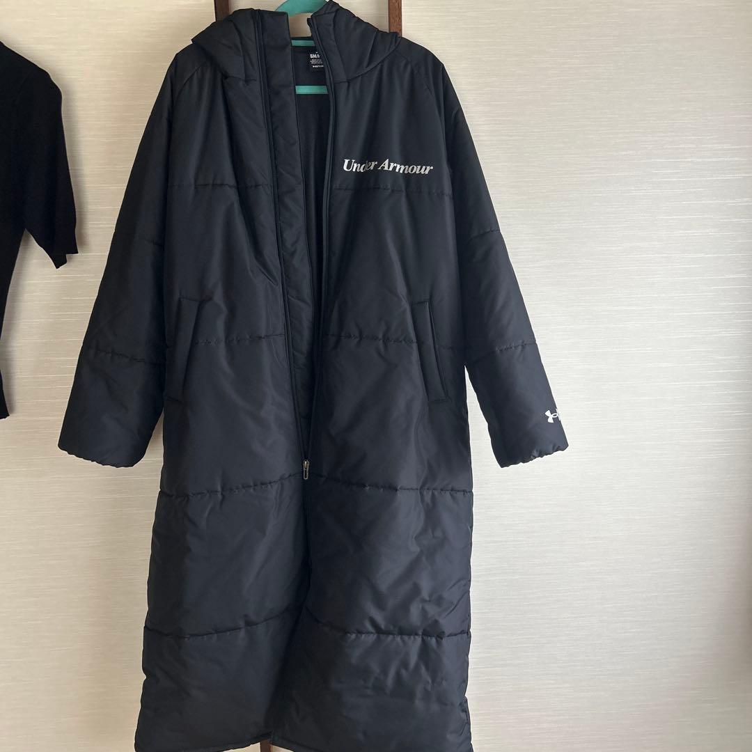 Under Armour ロング丈ベンチコート ブラック