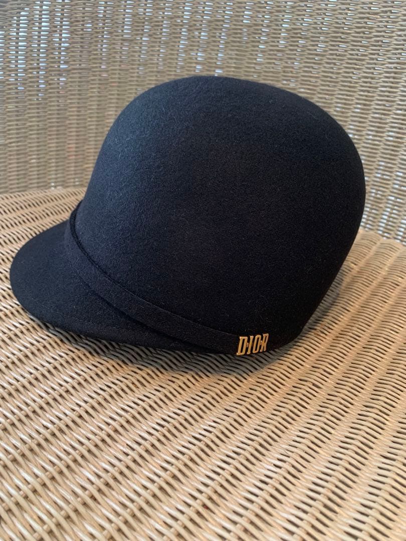 ディオール　帽子　ハット　黒