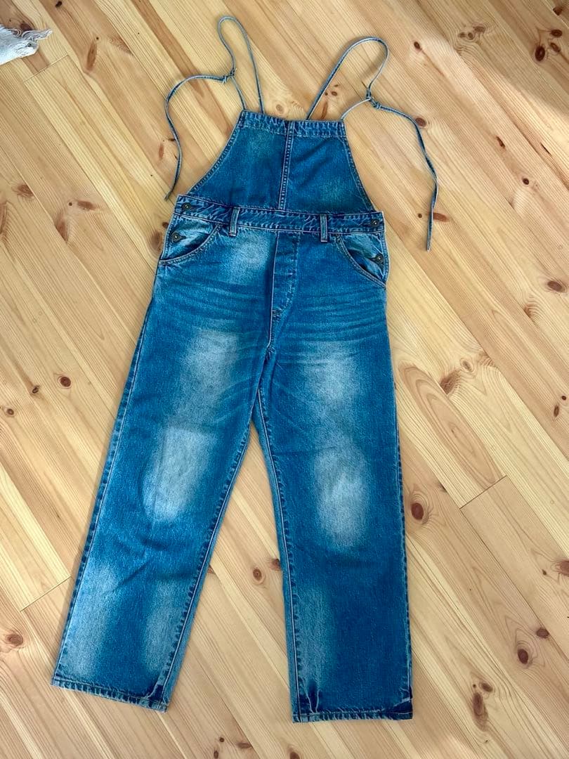 ウィム ガゼット DENIM ALL IN ONE２　フリーサイズ