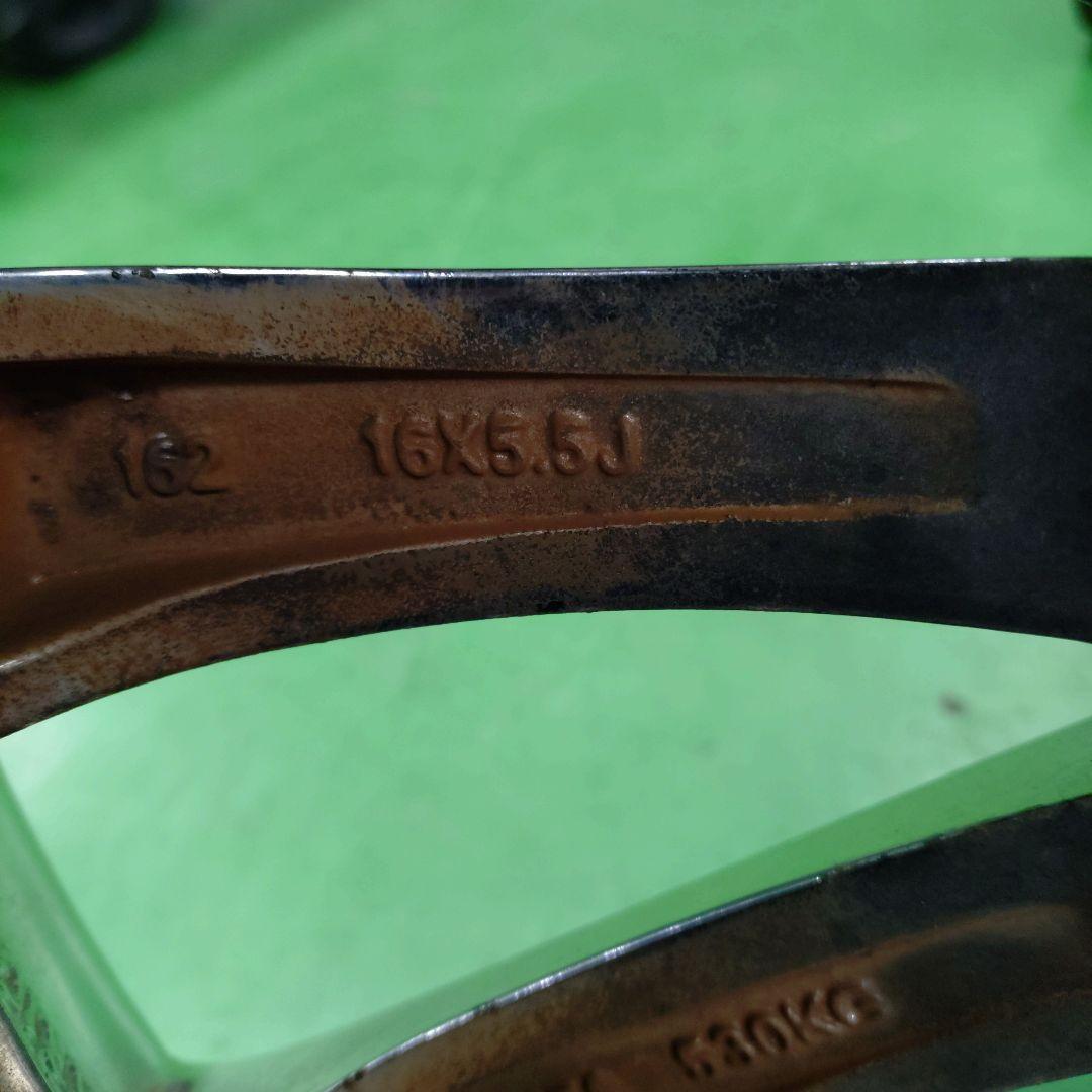 16インチ シルバー メッキ スポークホイール４本セット VARIG LINE