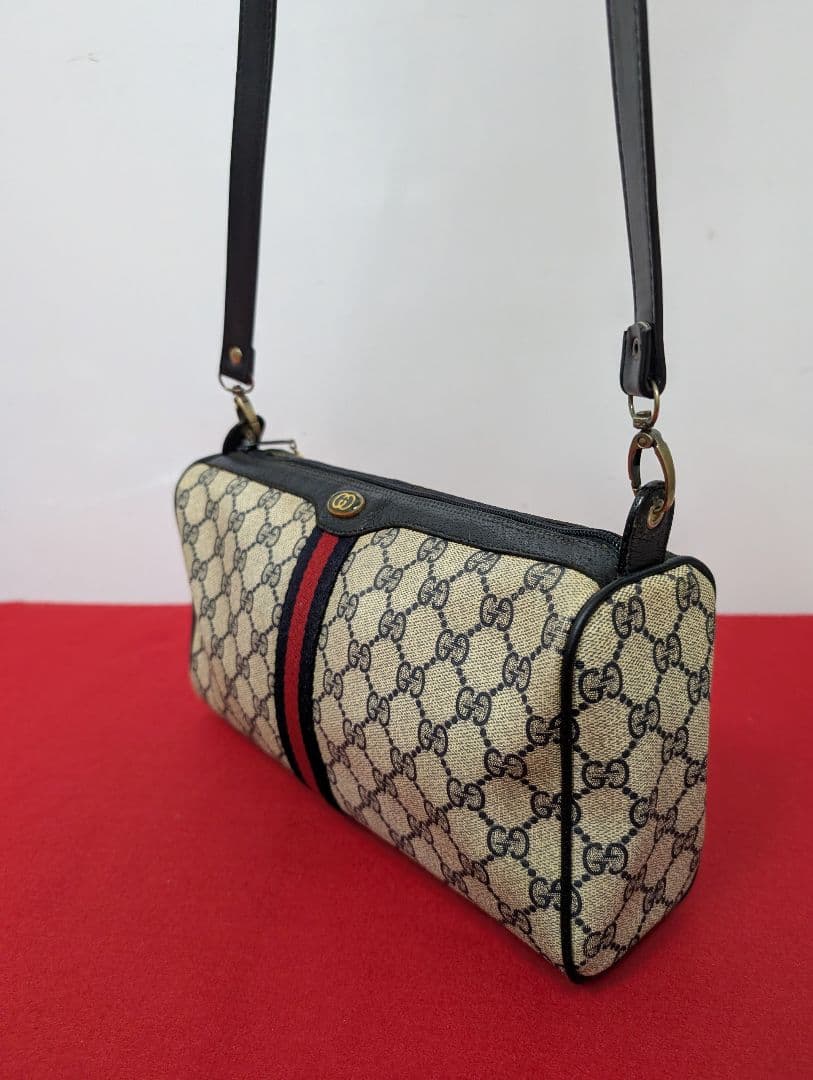 美品 極上！Gucci シェリーライン ショルダーバッグ 2wayクラッチバッグ