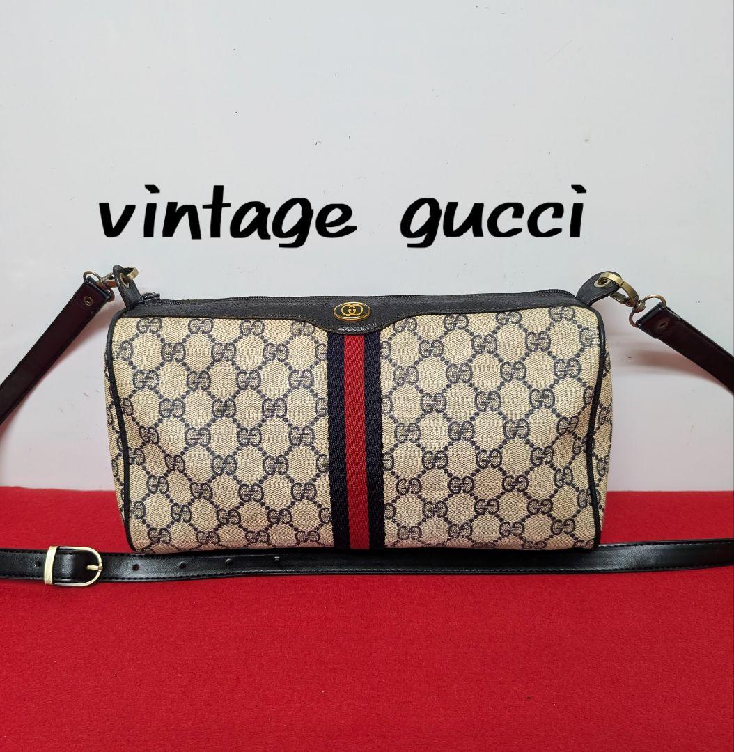 美品 極上！Gucci シェリーライン ショルダーバッグ 2wayクラッチバッグ