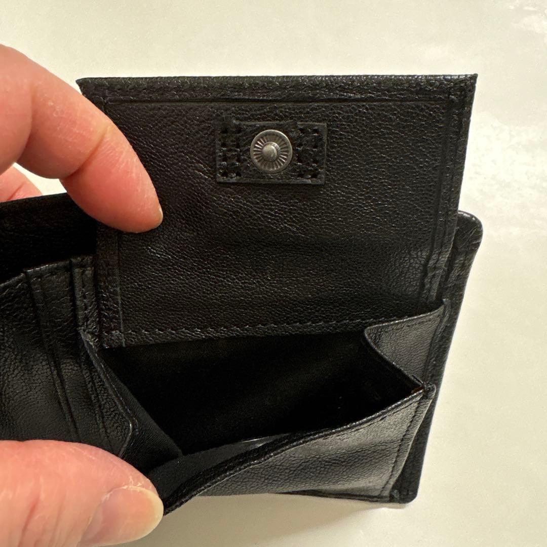 DIESEL ディーゼル　二つ折り財布　ブラック黒　美品