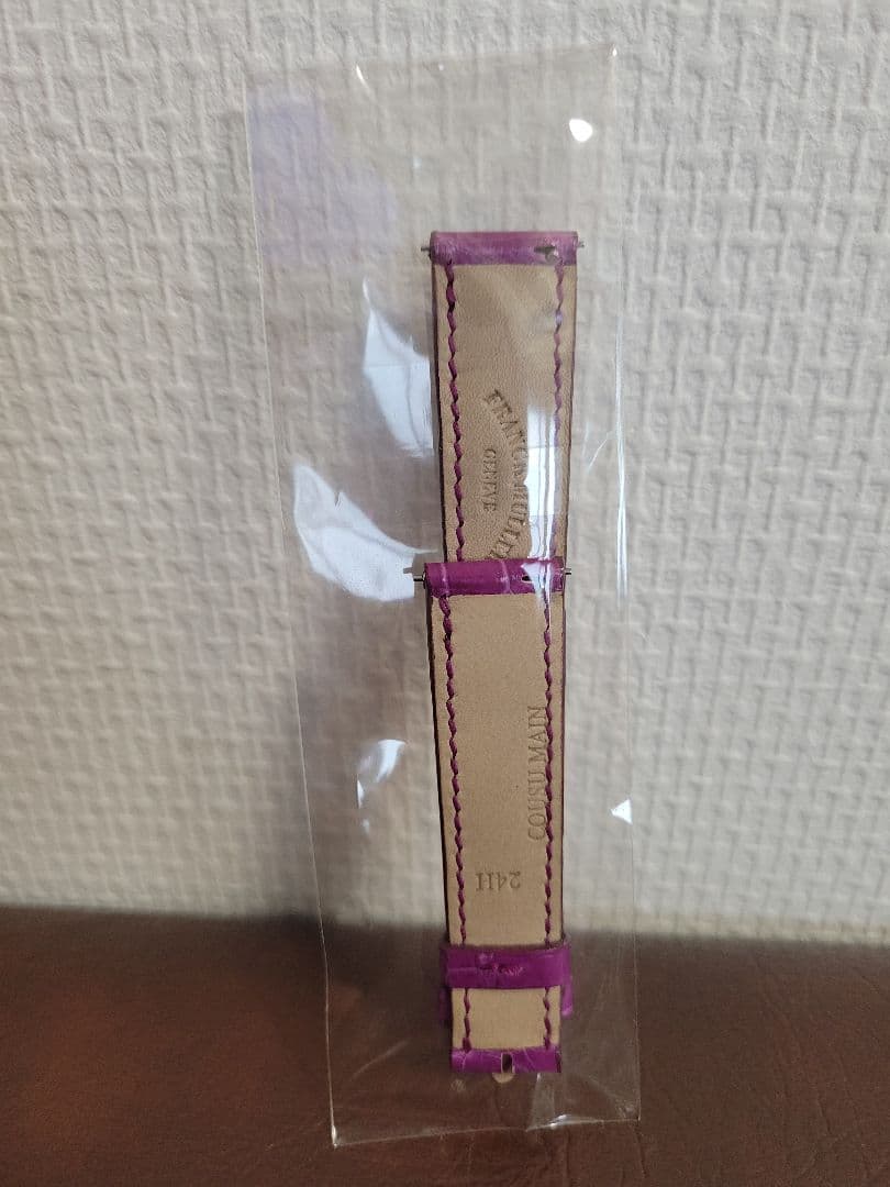 フランクミュラー 尾錠用純正革ベルト クロコダイル