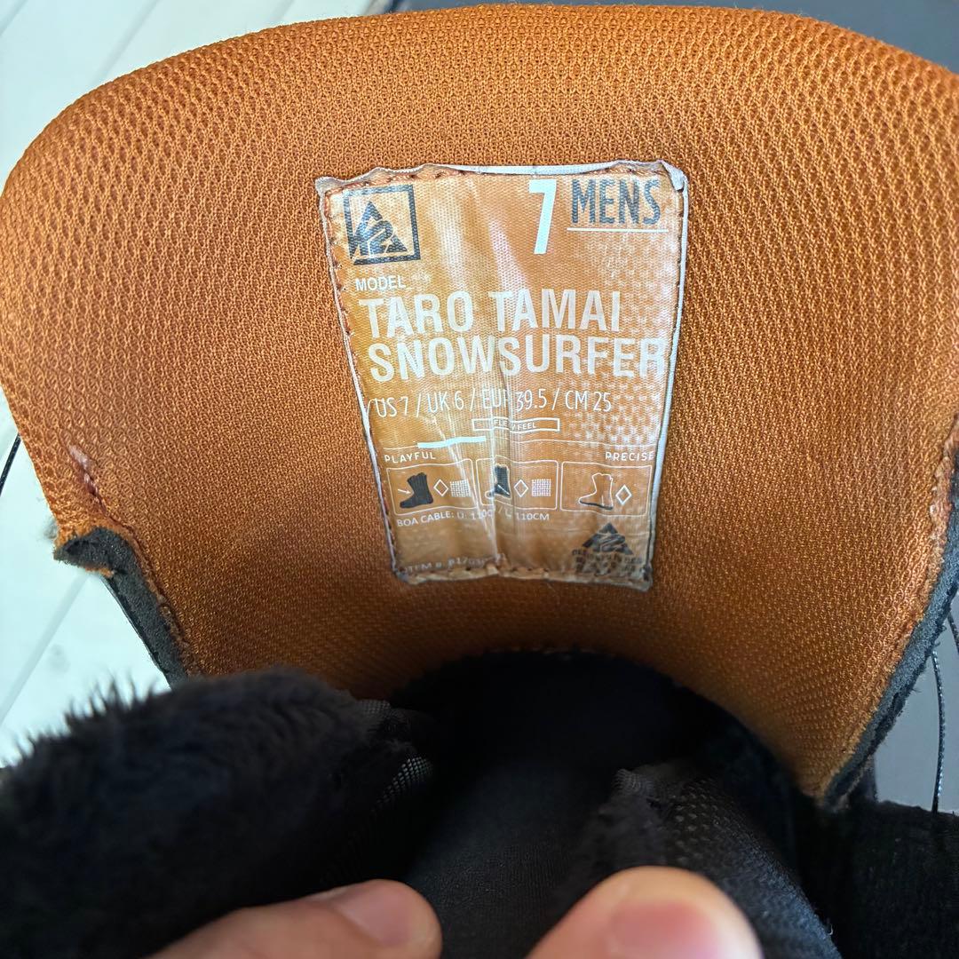 K2 TT 25cm taro tamai スノーボードブーツ boa パウダー