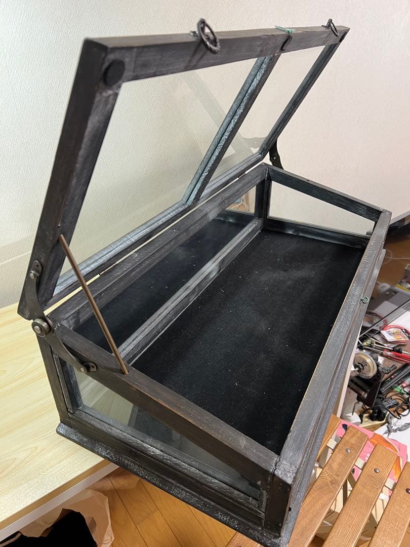 アンティークガラスショーケース