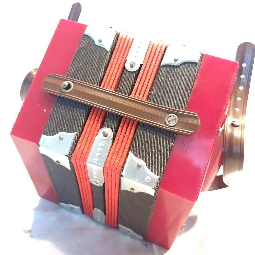 メーカー不明　楽器　コンサーティーナ　20ボタン　ビンテージ イタリア製