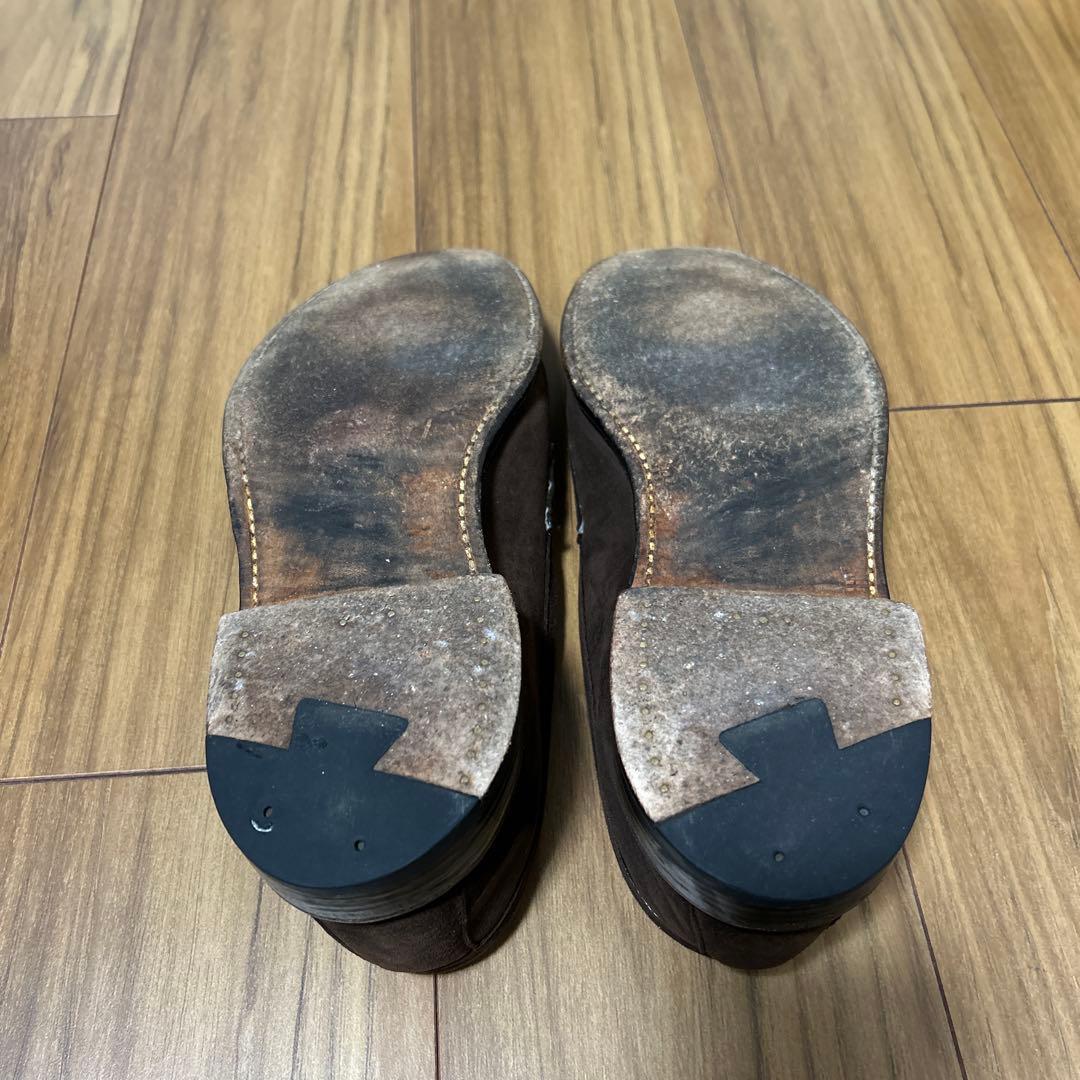 Alden x Brooks Brothersスエードローファー