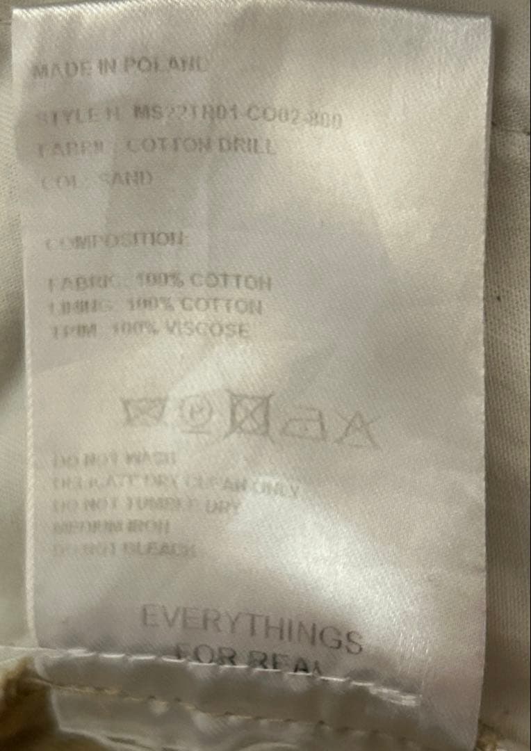 パンツ WALESBONNER 22ss MALINKE PLEATED TROUSER