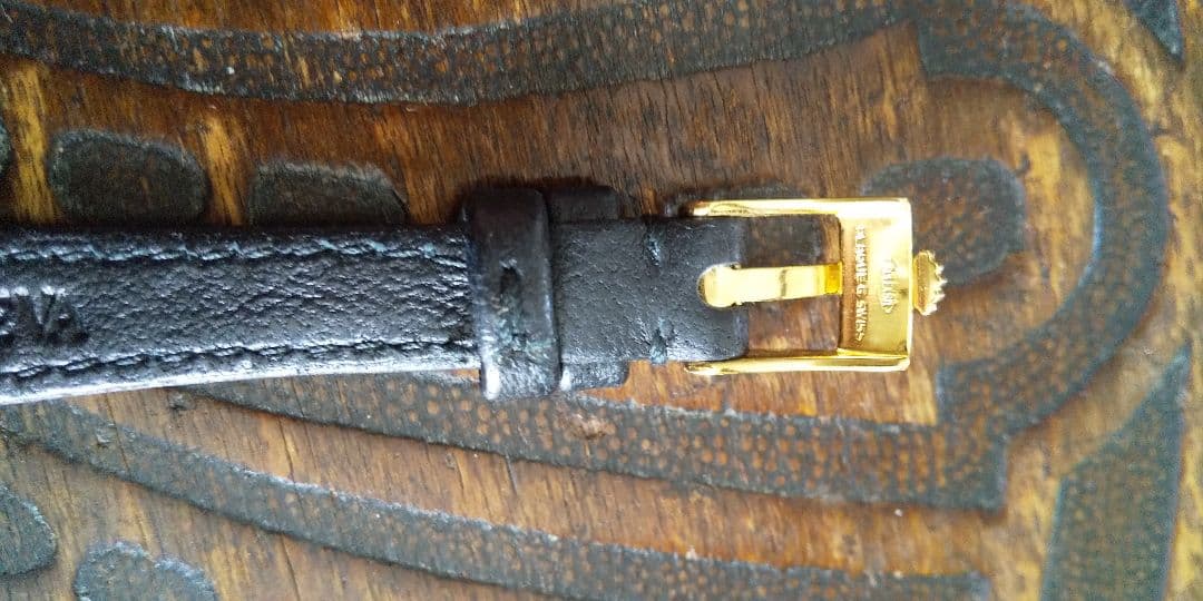 ロレックスRolex純正 カメレオンブラックレザーベルト・純正尾錠