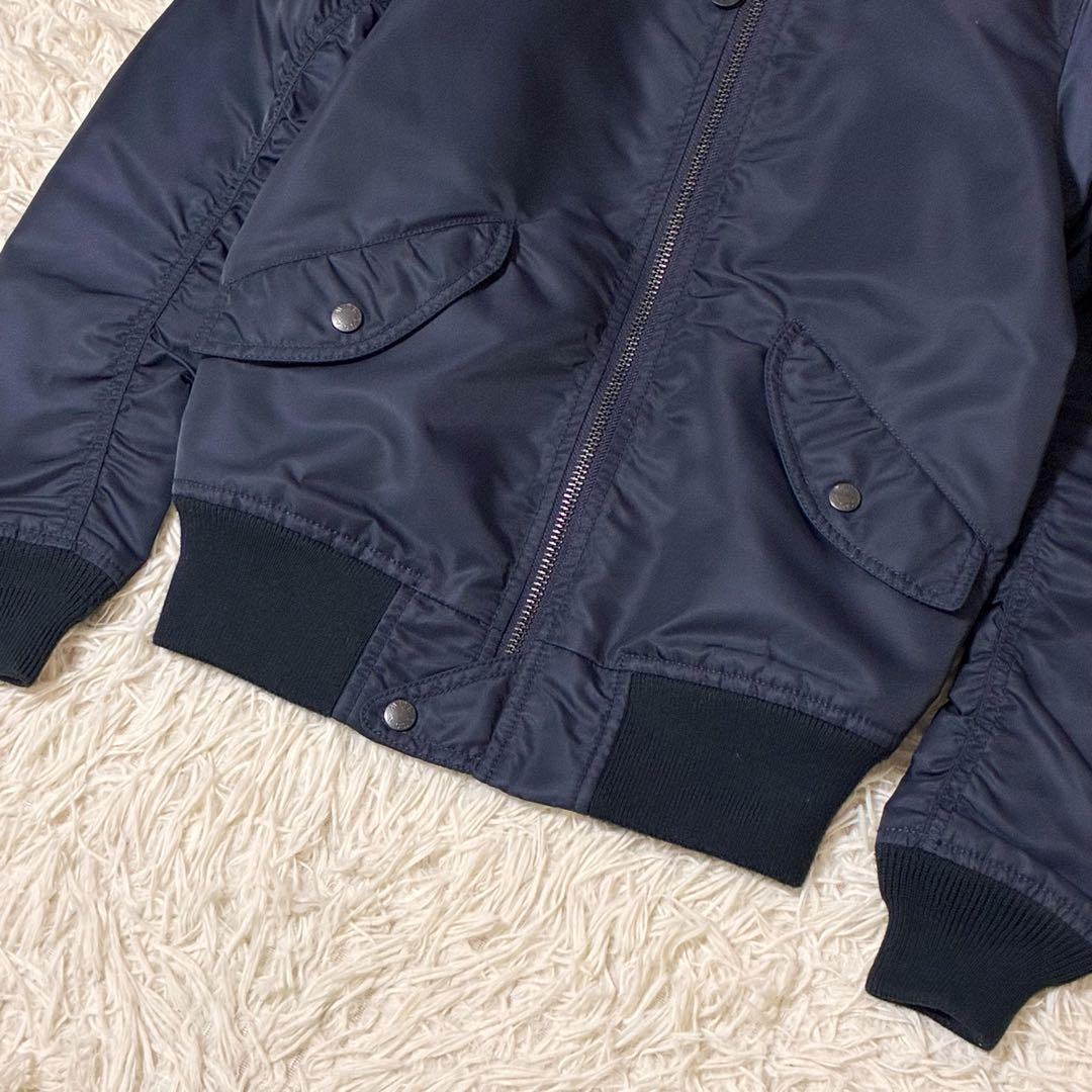 【美品】✨ AVIREX フライトジャケット アーチロゴ コマーシャルロゴ S