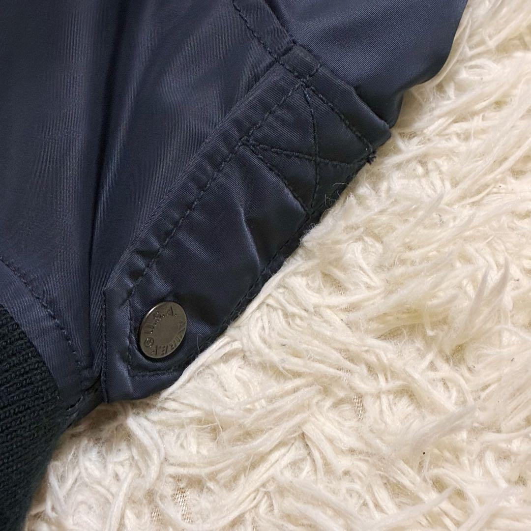 【美品】✨ AVIREX フライトジャケット アーチロゴ コマーシャルロゴ S