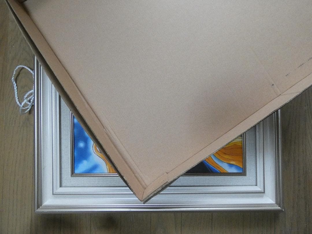 絵画 　松本零士 「人物」 サインF6サイズ額装済み 肉筆手描き