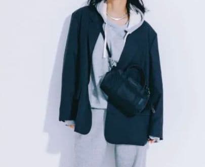 ［完売］Cozue Ninomiya チャコールグレー テーラードジャケット