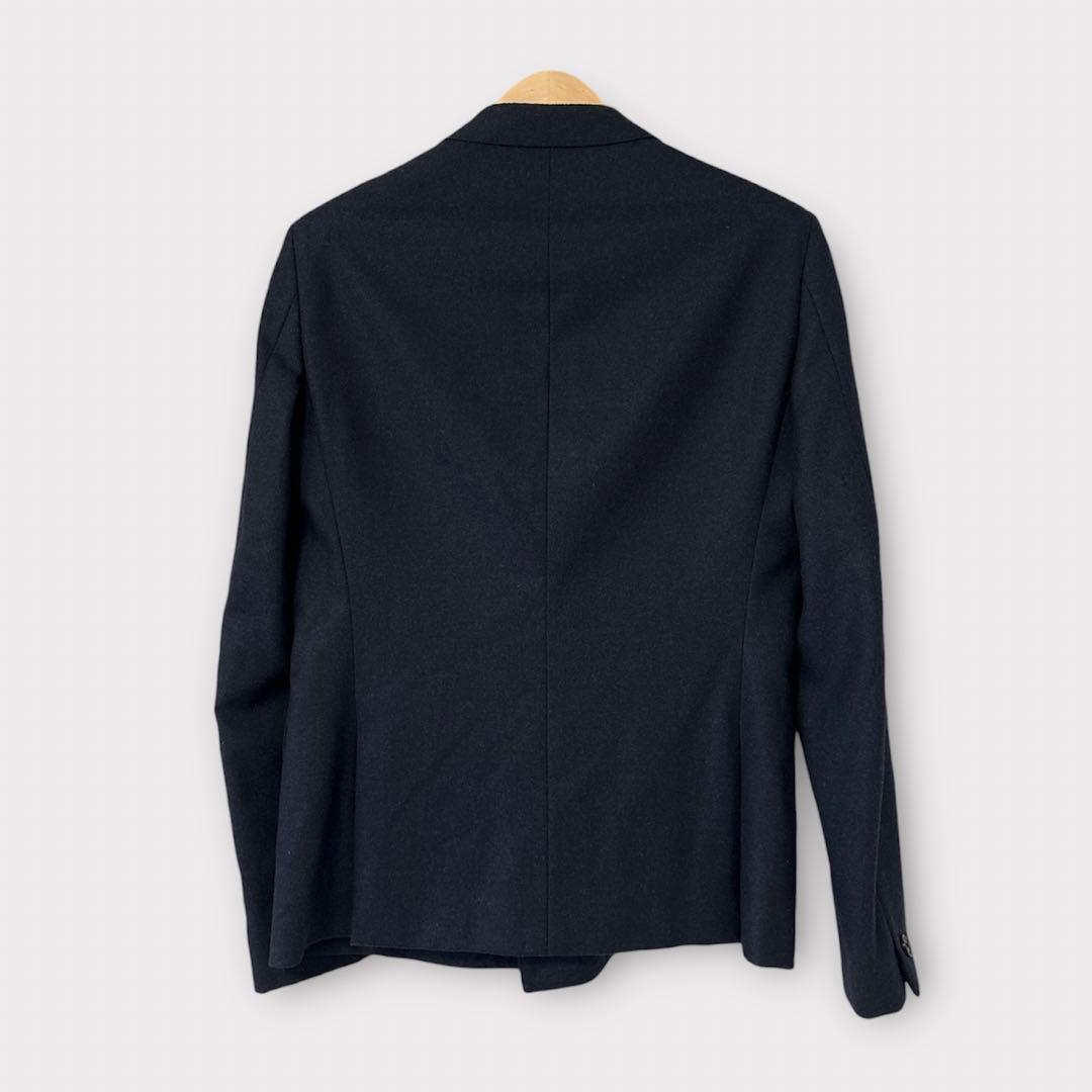 カラー 阿部潤一 テーラードジャケット ウール 総裏 ダブル サイドベンツ