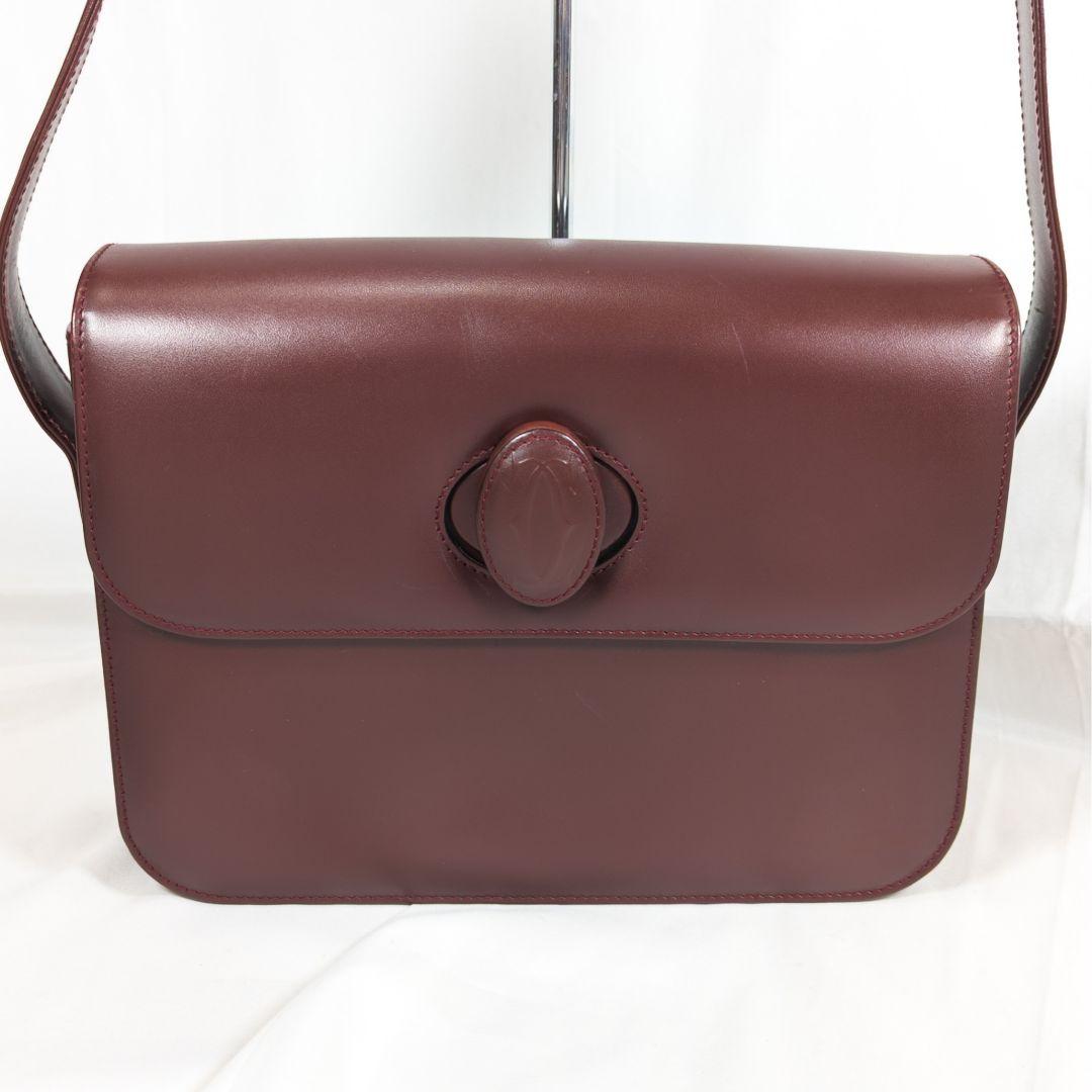 【美品】 カルティエ ターンロック ボックス ショルダーバッグ 保存袋付き