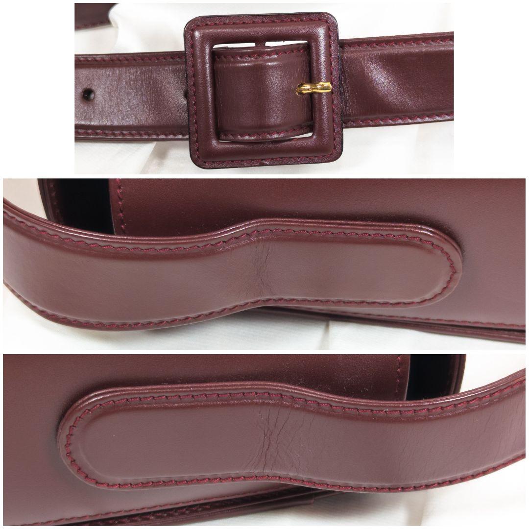 【美品】 カルティエ ターンロック ボックス ショルダーバッグ 保存袋付き