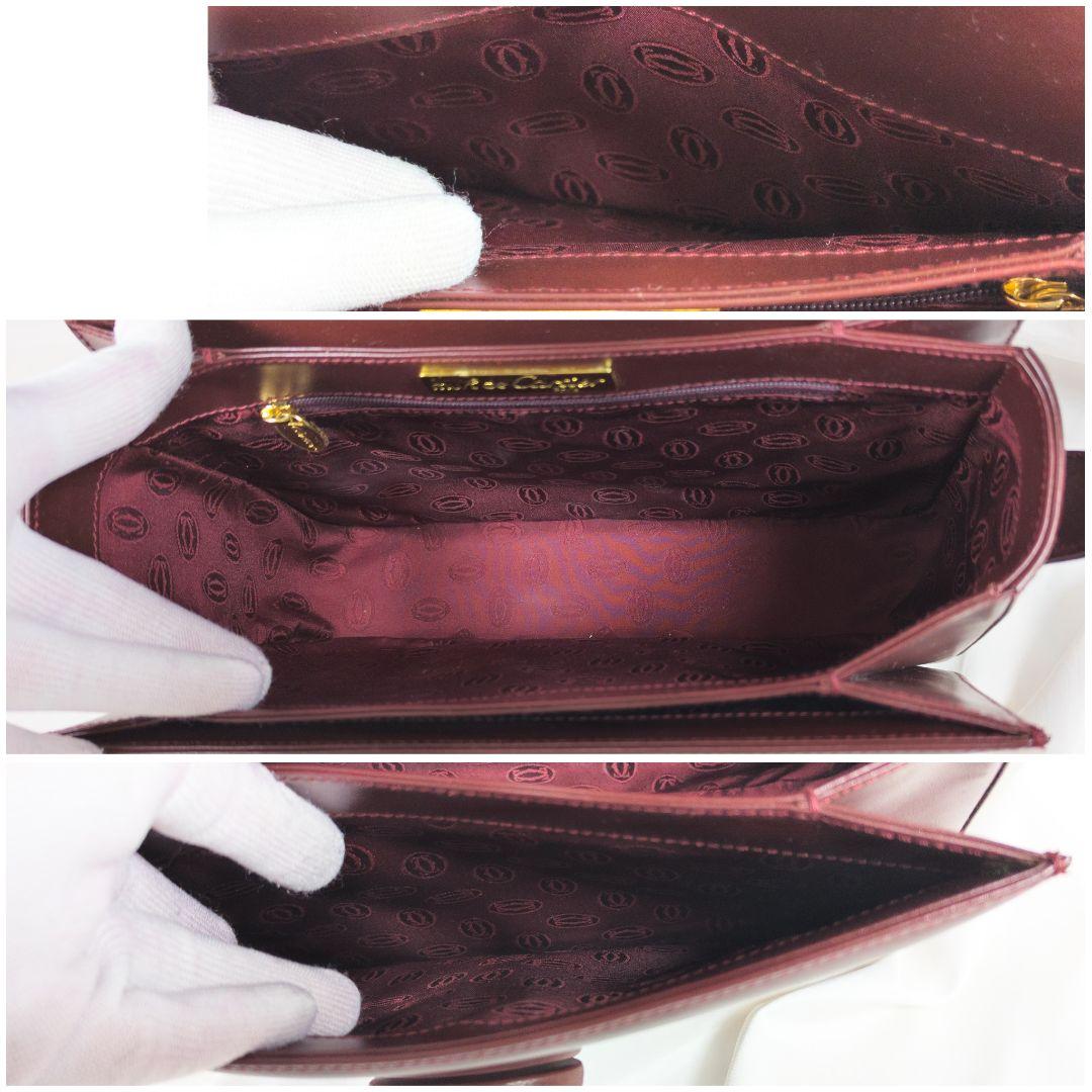 【美品】 カルティエ ターンロック ボックス ショルダーバッグ 保存袋付き