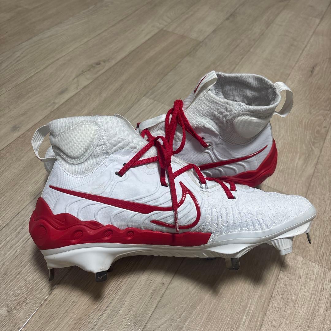 ナイキ 野球スパイク アルファハラチNXT ホワイト×レッド 26.0cm