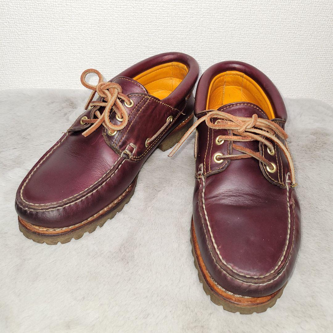 美品✨ Timberland 27.0 デッキシューズ ラバーアウトソール