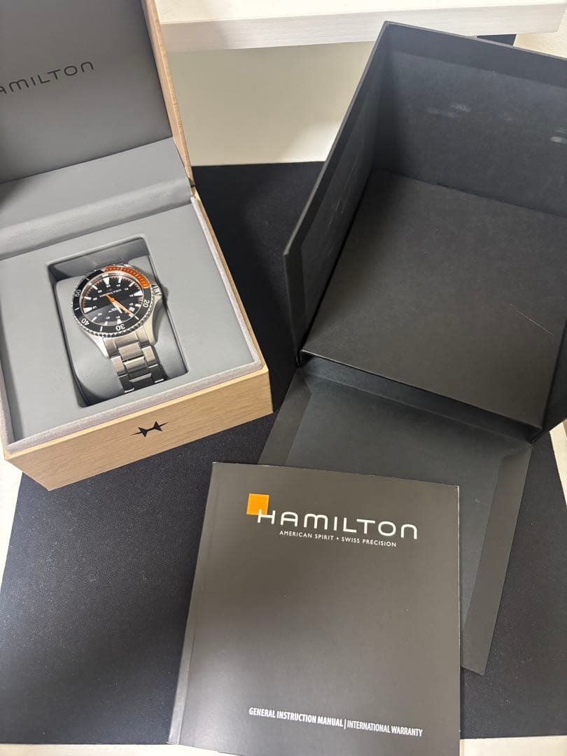 【FROM JAPAN】ハミルトン　カーキ ネイビー SCUBA AUTO