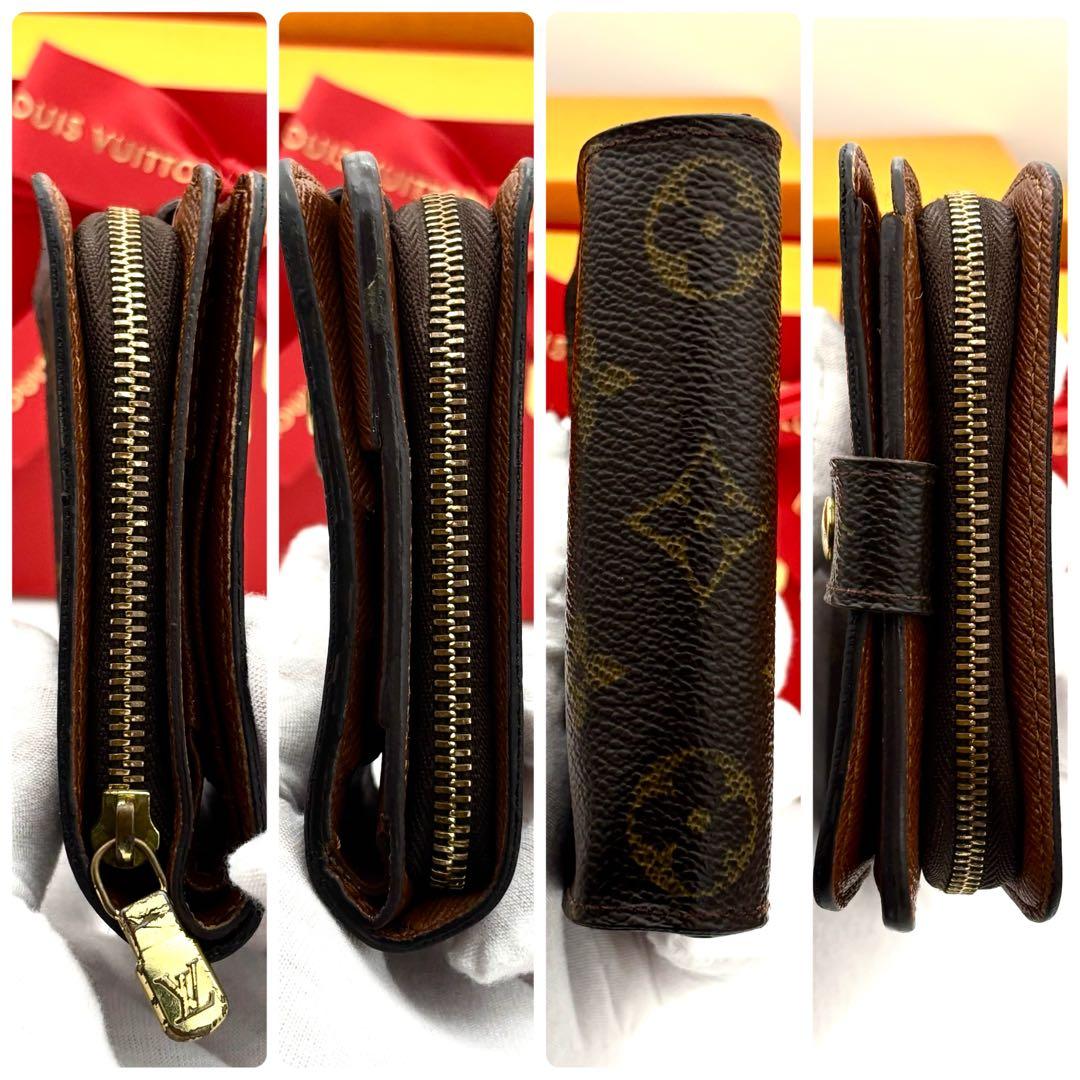 ☆美品☆ルイヴィトン 財布 コンパクトジップ モノグラム メンズ レディース