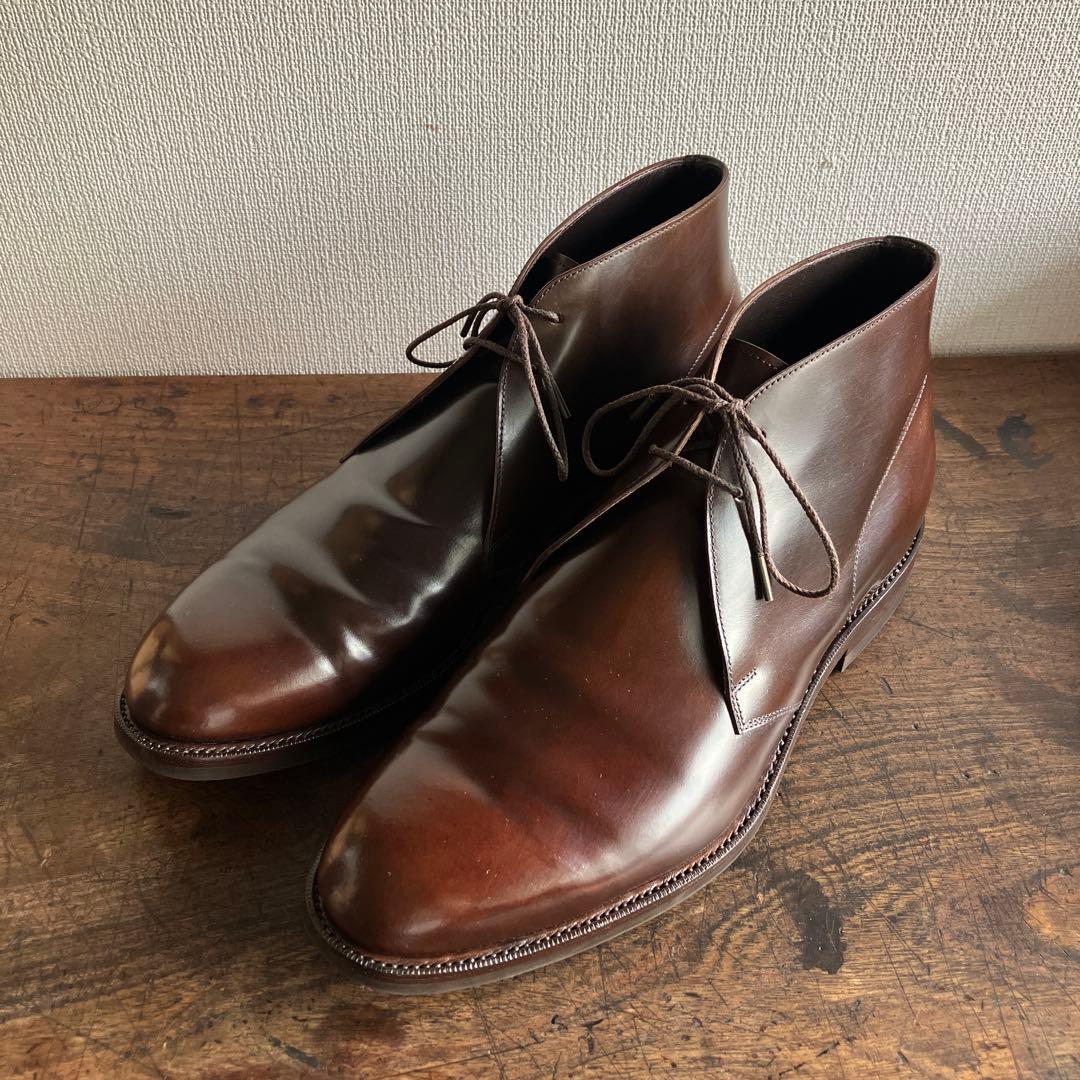 オリエンタル　コードバン　チャッカブーツ