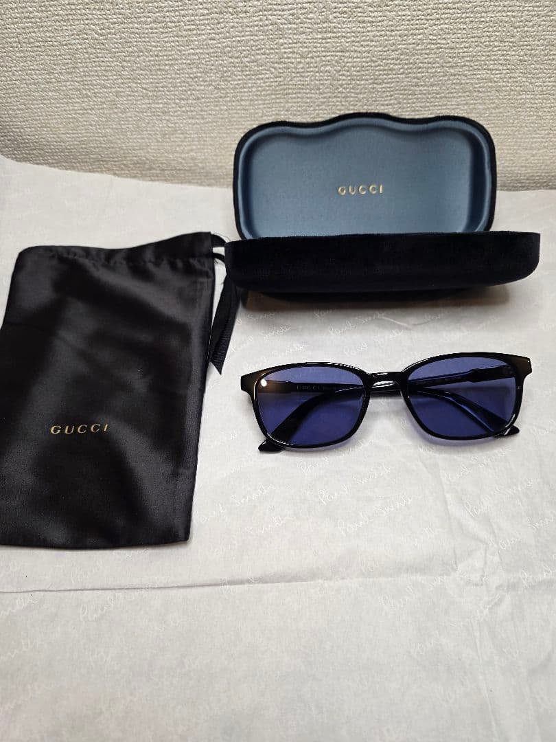 GUCCI サングラス ブルーレンズ　本物