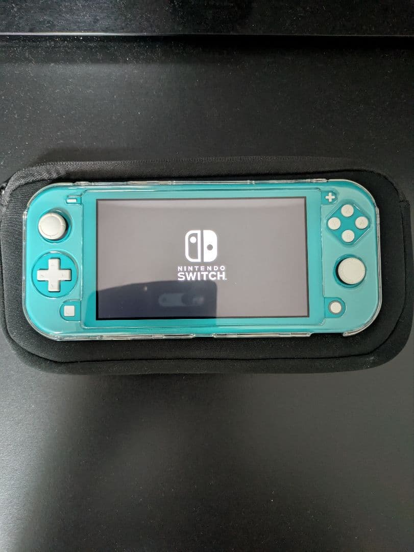 Nintendo Switch Lite ターコイズ　ジャンク品　ロゴフリーズ