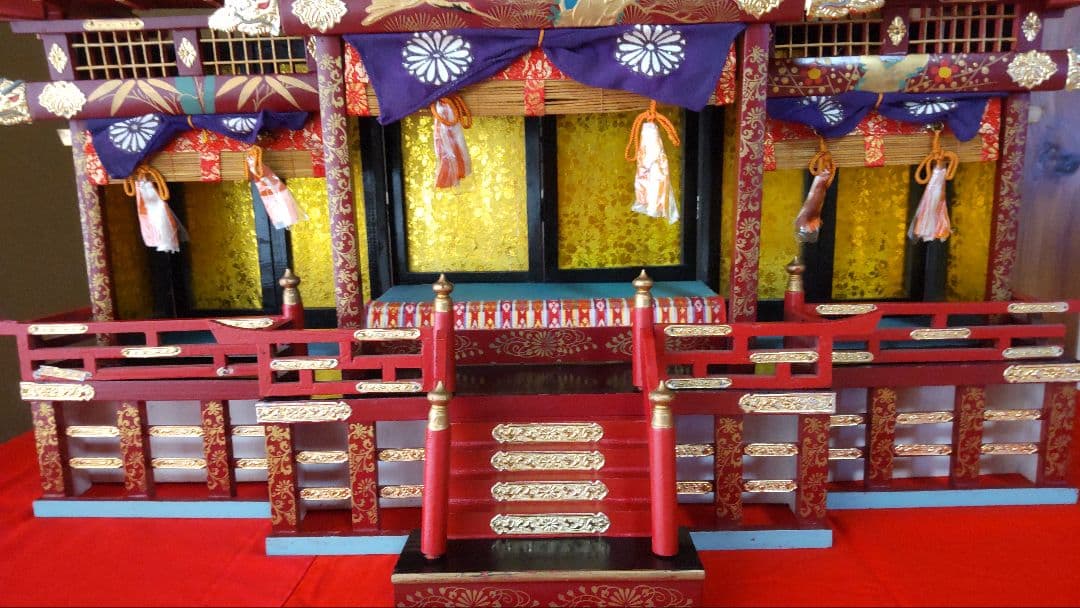 雛人形御殿飾り 昭和30年代