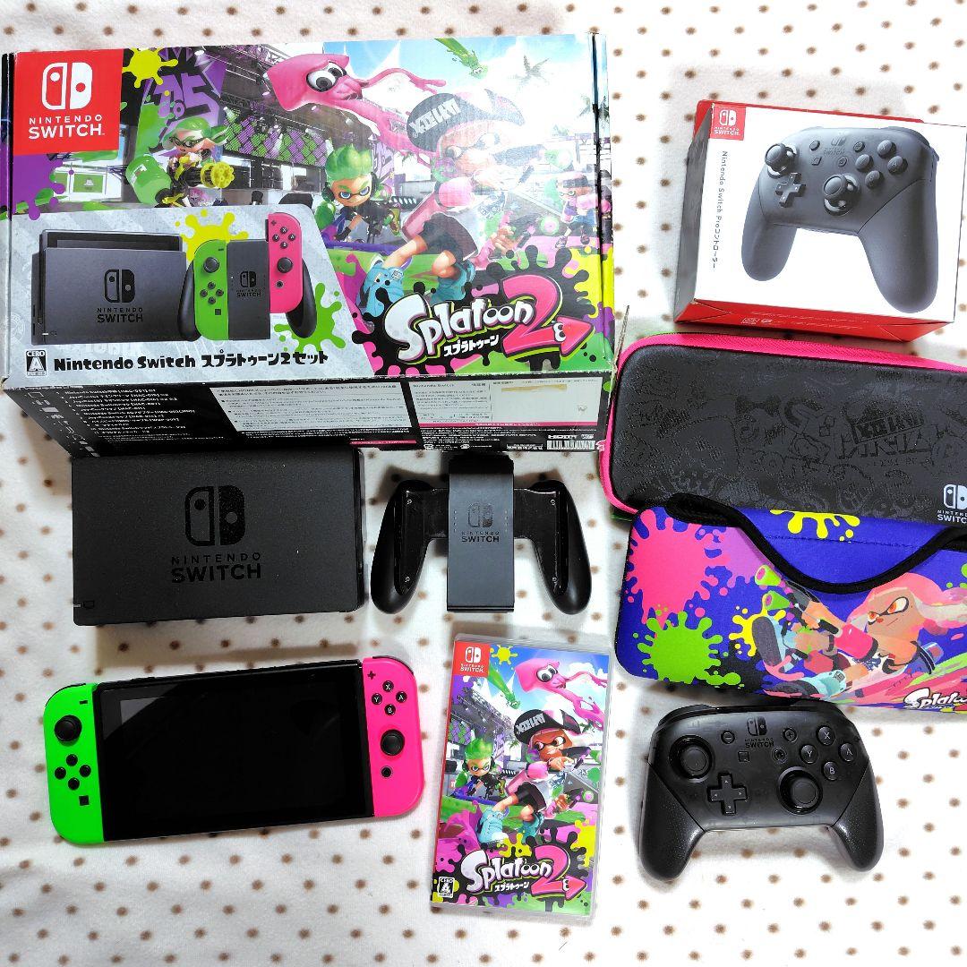 Switch　本体　スプラトゥーンソフト付き