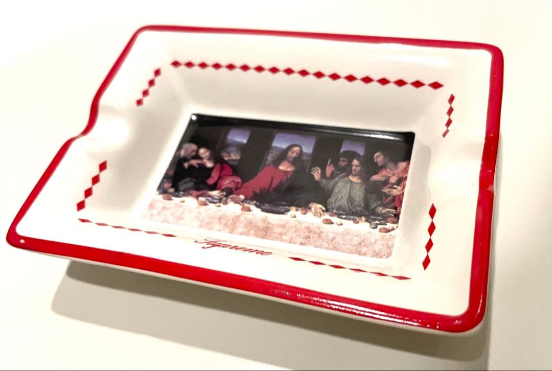 Supreme 四角形灰皿 最後の晩餐デザイン