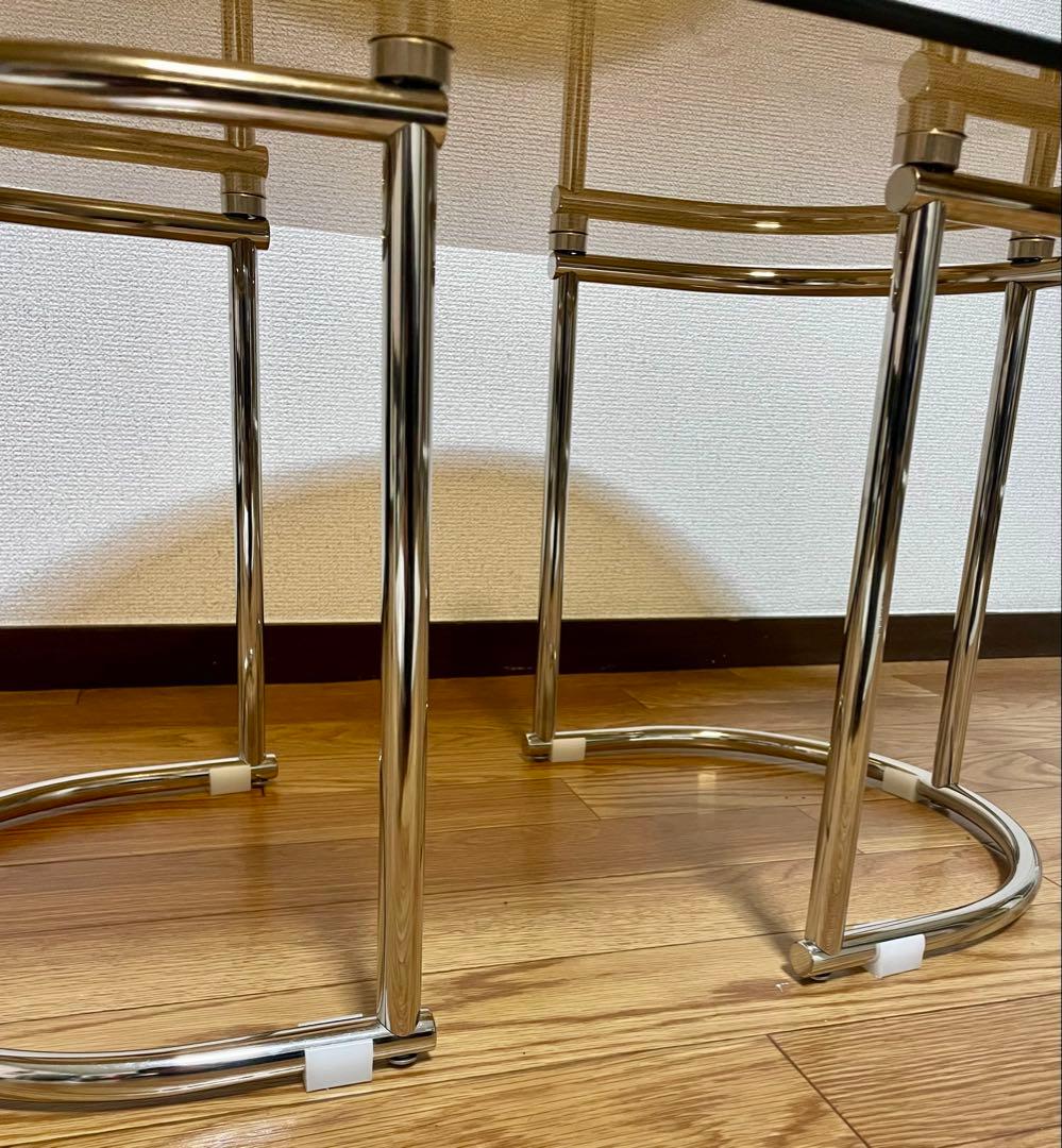 ガラステーブル　ローテーブル