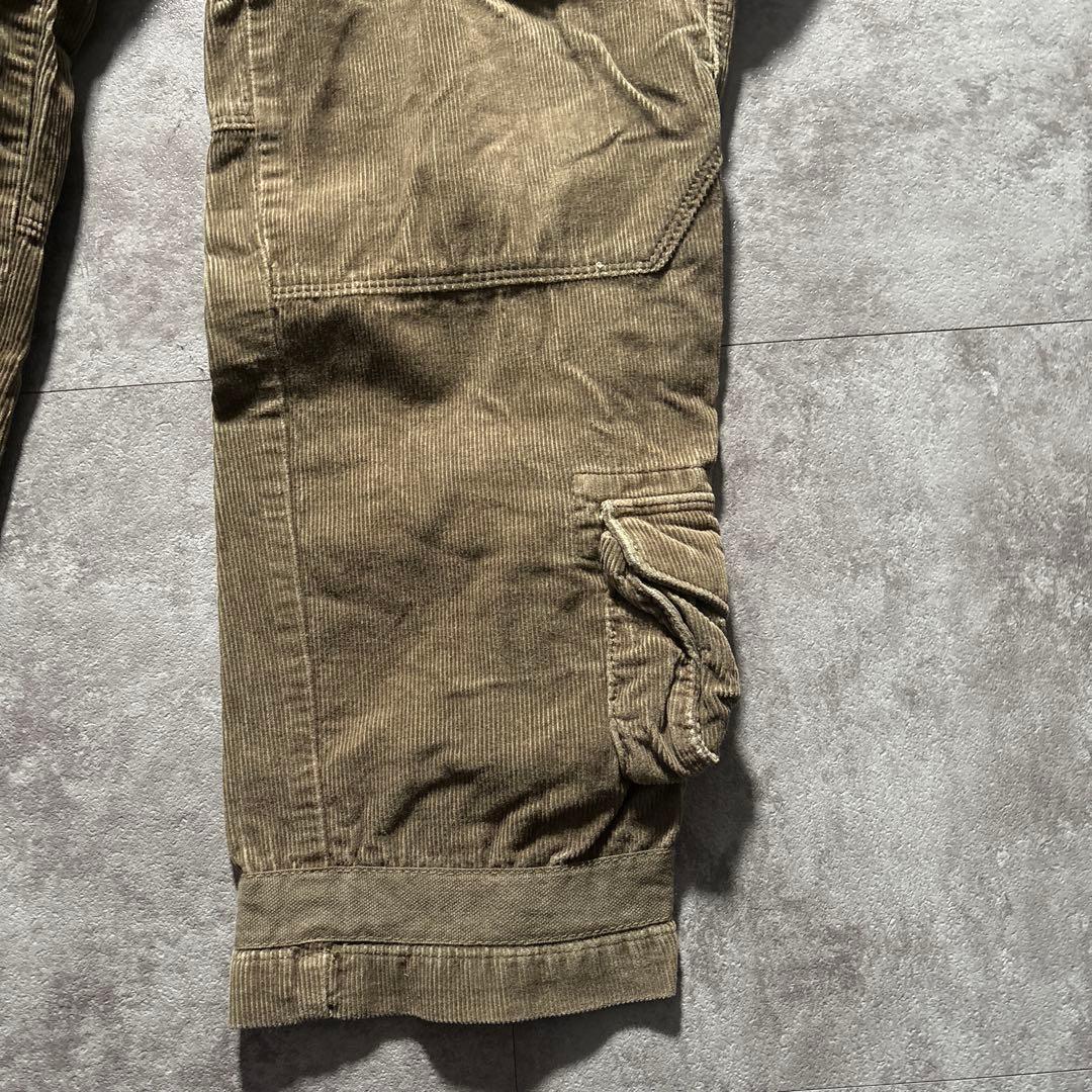 超希少　90s〜00sラルフローレン　コーデュロイ　パラシュートパンツ30/30