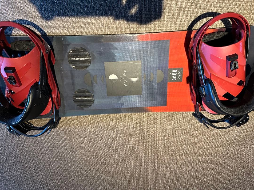 ★サロモン メンズスノーボードセット★156cm+ビン付+ボードケース付