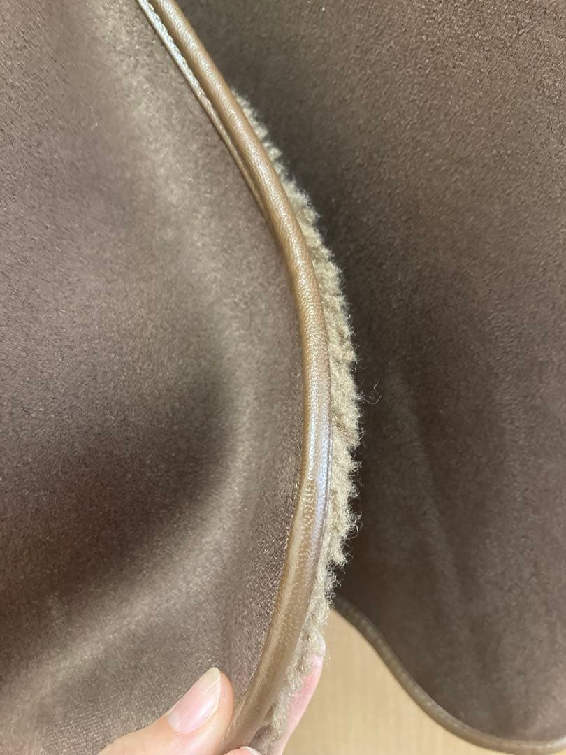 《美品》ビューティーアンドユース ボアフェイクムートン リバーシブルジャケット