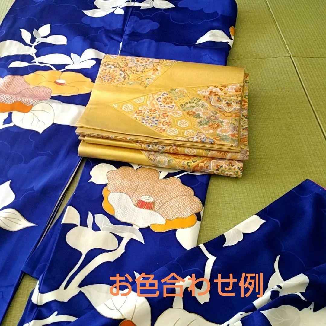 振袖 椿 165cm L トールサイズ 金駒刺繍