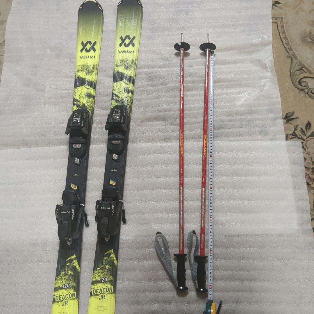 Völkl スキー板 120cm MARKER4.5 バインディング付き