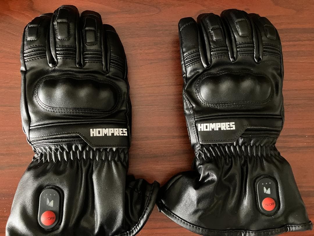 【新品未使用】HOMPRES 電熱グローブ ブラック 充電器付き