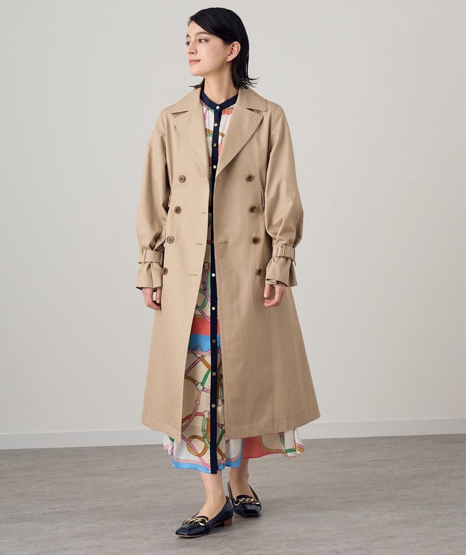 撥水ギャバトレンチコート