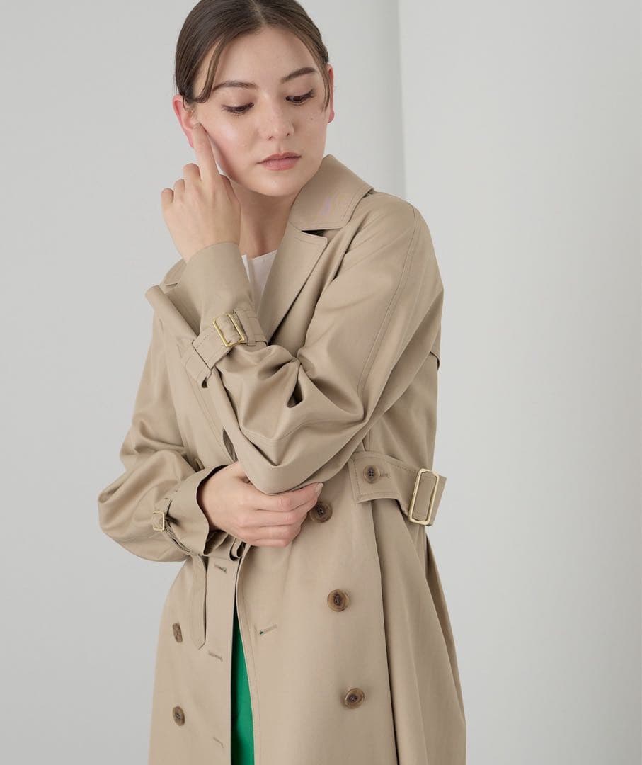 撥水ギャバトレンチコート