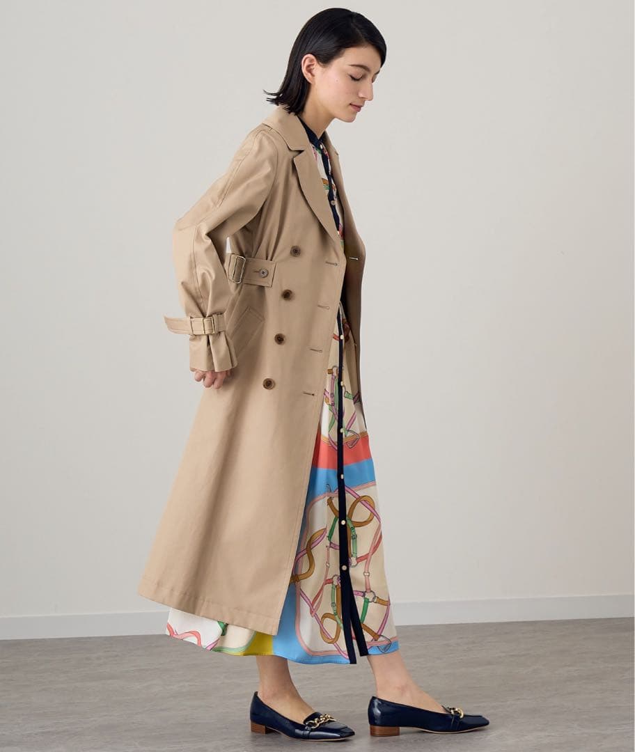 撥水ギャバトレンチコート