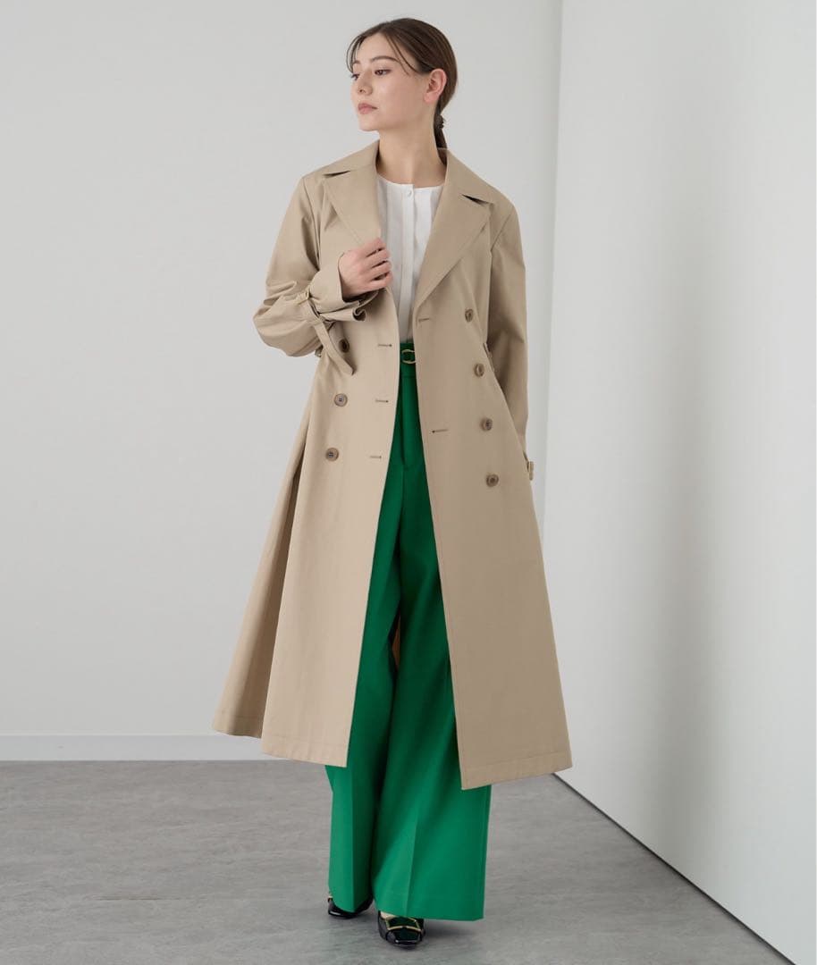 撥水ギャバトレンチコート