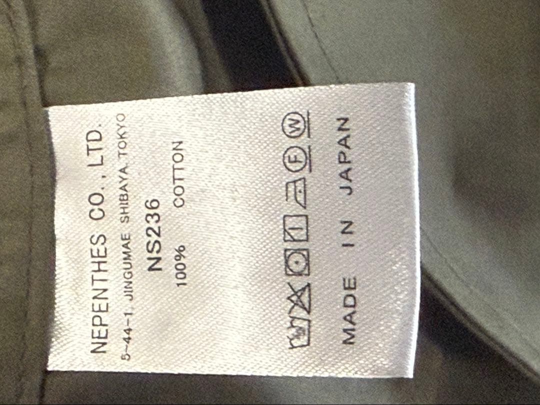 ニードルス カーゴパンツ オリーブグリーン