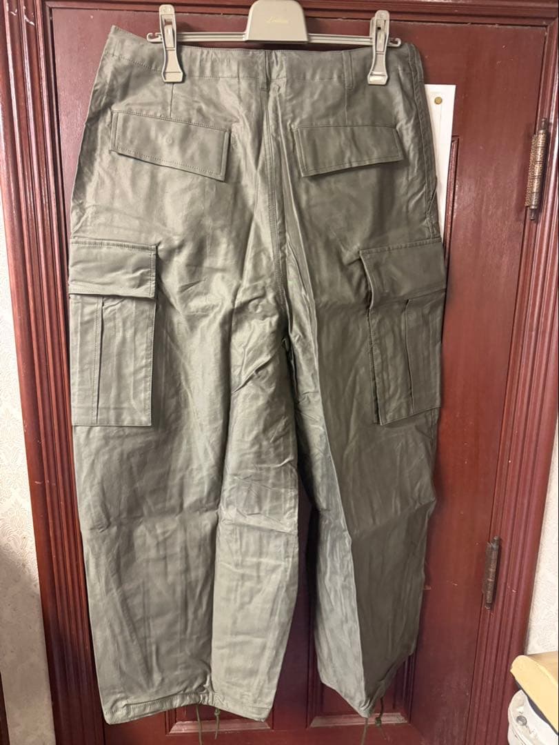 ニードルス カーゴパンツ オリーブグリーン