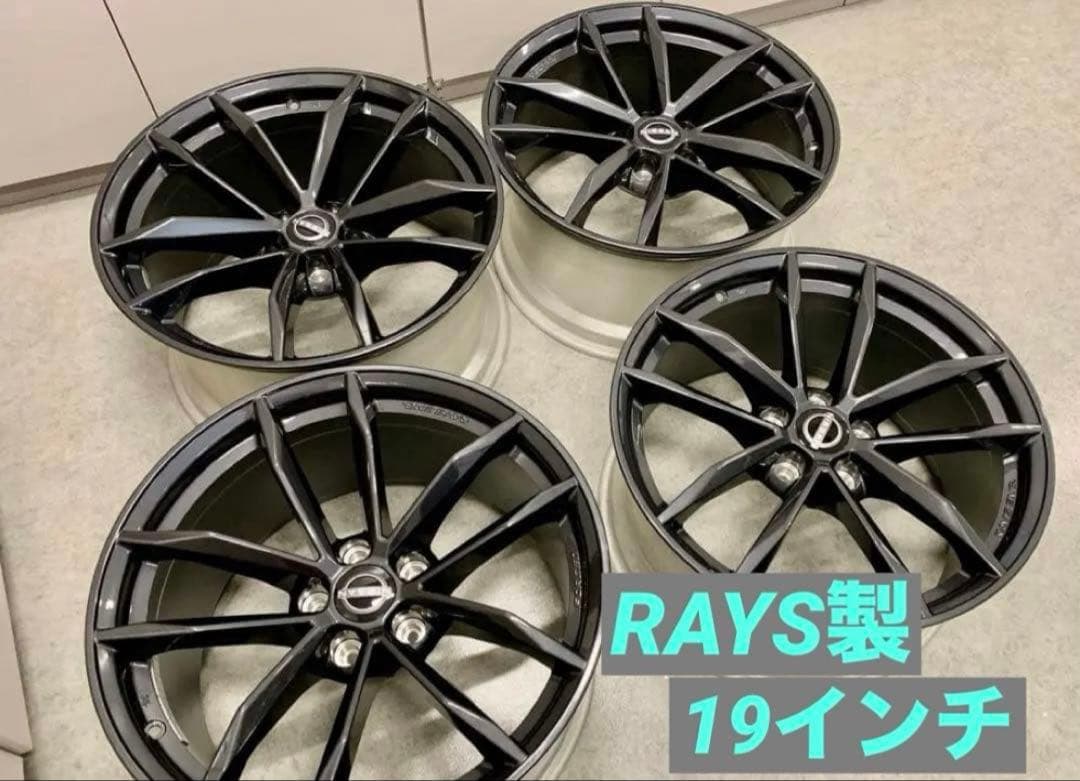 新車外し 日産 フェアレディZ RZ34 純正ホイール 19インチ